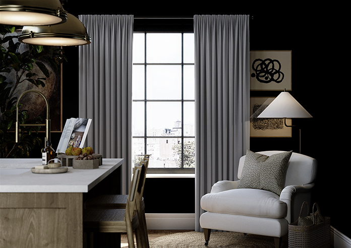 Sydney, Silver - Made to Measure Curtains - Image 3